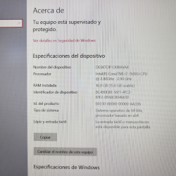 Dell 7280 i7 7th 240SSD-16Gb RAM